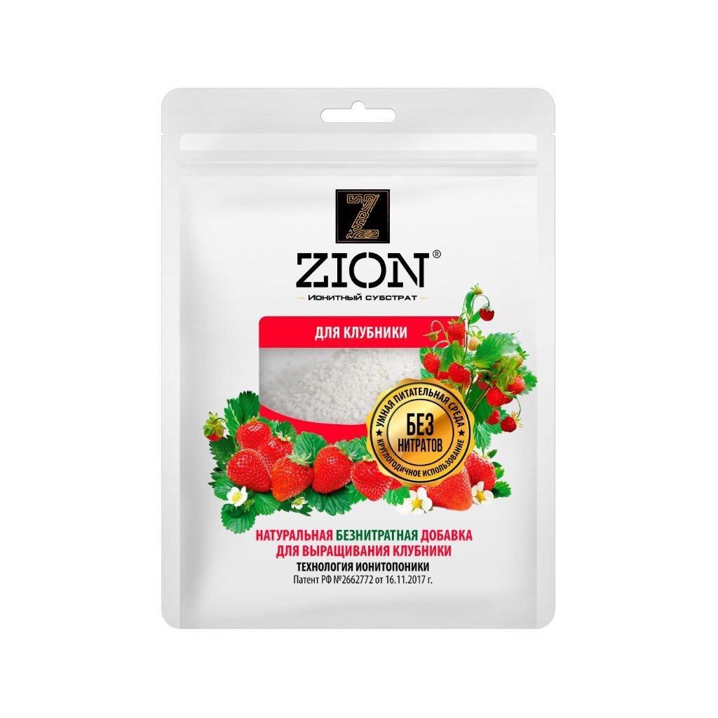  Цион для клубники 250г Ионитный субстрат саше Zion S000023
