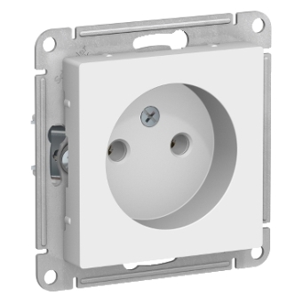  Розетка 1СП б/з 16А бел AtlasDesign ATN000141 Schneider 1240145