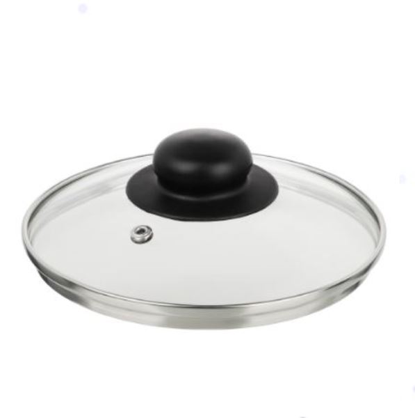  Крышка d-16 стекло с метал ободком 848-058