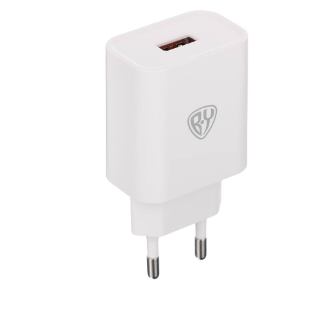  Сетевое зарядное устройство USB 18Вт BY белый 916-263