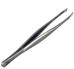  Пинцет скошен 8,7см хром метал 357-024 ЮниLock