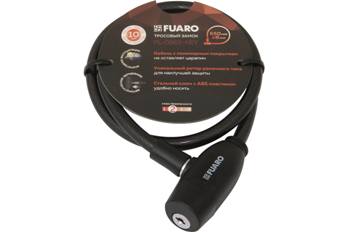  Замок велосипедный PL-0865-KEY 8х650мм 2кл 42299 Fuaro