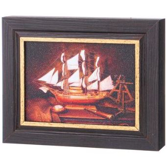 Ключница Венге с золотом 13*18см 541-844