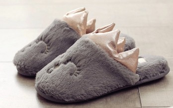  Тапочки дом. жен р.38-39 Принцессы серые H2150/1 Halluci
