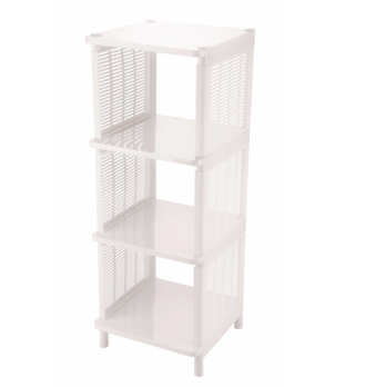  Этажерка 4-х секц  универсал Лайт М7556 белая (у2)