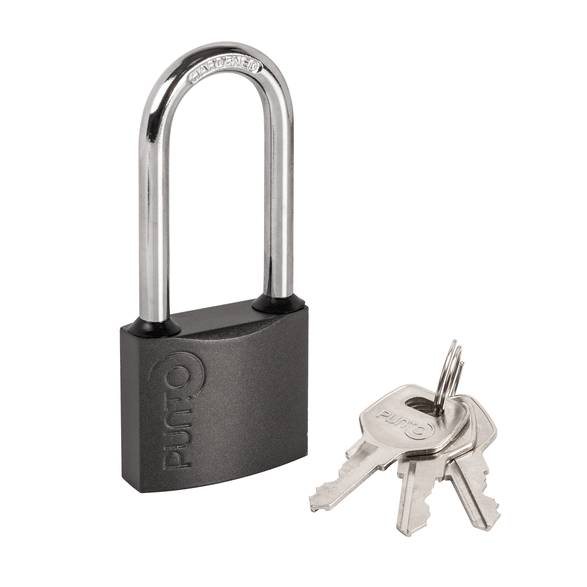  Замок навесной PK-0150L 3 англ.ключа дл.дужка  59155 Punto