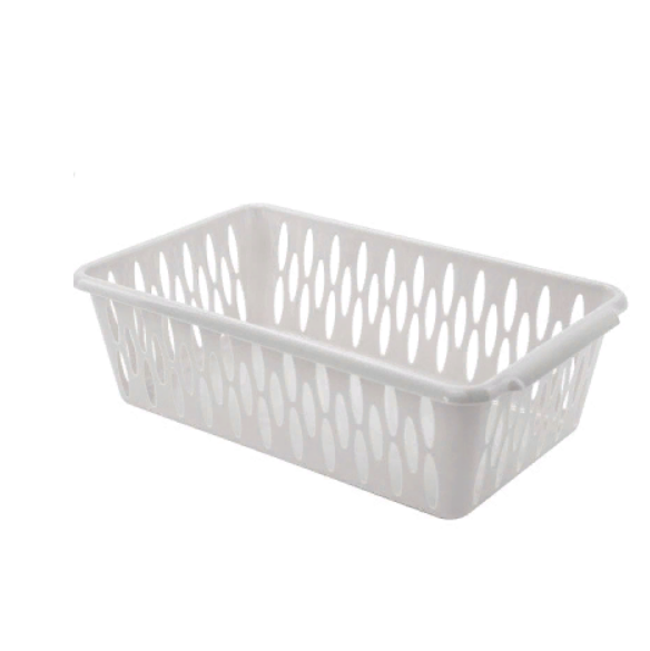  Корзина 25,5*15*7,2см Keeplex д/хранен бел.облако KL201110048-12