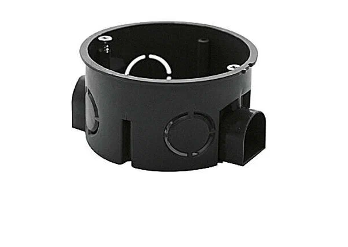  Подрозетник 68/40 черн Uplast 010-044