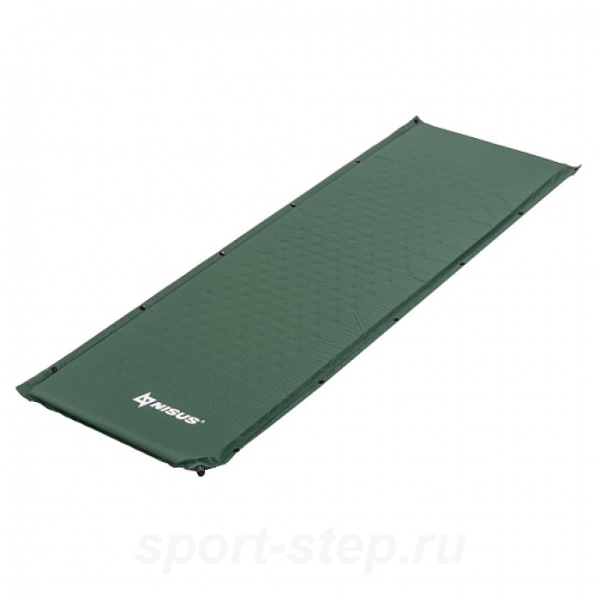  Коврик самонадув 188*60*3 зеленый N-003-G Nisus