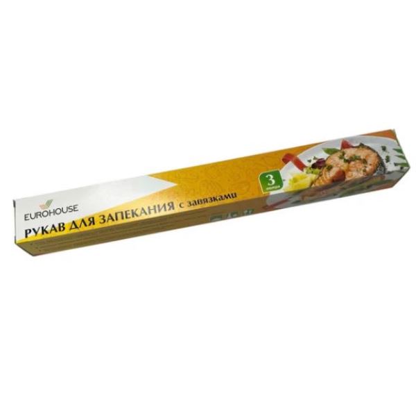 Рукав для запекания 29смх3м с завязками Еврохаус 5611