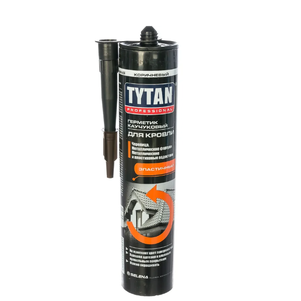  Герметик силиконовый для кровли и водостоков 310мл графит Tytan Professional