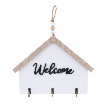  Ключница 17х22 Welcome на 3крюч 510-013