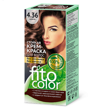  Краска для волос Fitocolor 4.36 мокко