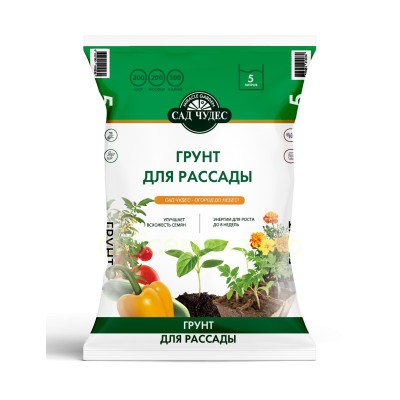  Почвогрунт 10л Сад Чудес для рассады  (уп.5шт)