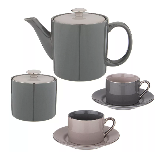  Сервиз чайный 14пр серый Перерыв Break Time 86-2528 Lefard