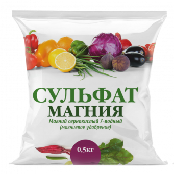 Удобрение Сульфат магния 0,5кг НА116 (магний сернокислый) Нов-Агро (40)