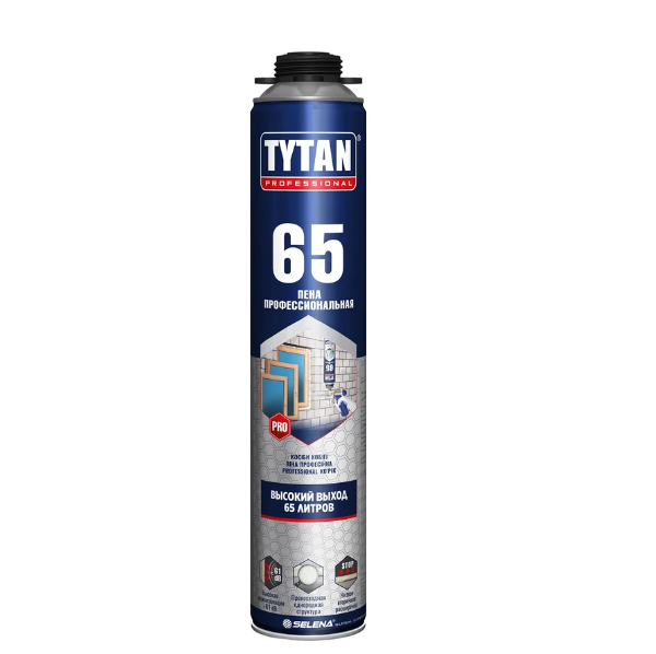  Пена монтажная профессиональная 750мл 65 Tytan Professional 16951