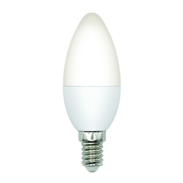  Лампа светодиодная 6Вт Форма Свеча LED-C37-6W-4000K-E14-FR-SLS