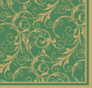  Салфетки бумажн. Bouquet Home collection Classic 3-х сл 20шт 33*33 Очаров.на зел 37617