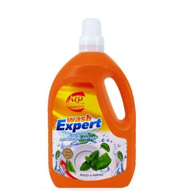  Средство для посуды 3,3л Алоэ и мята WASH EXPERT Аромика