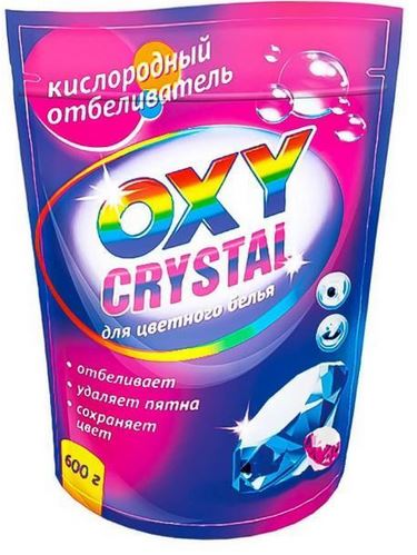  Отбеливатель Oxy cristal универсал кислородн цветн белья 600гр СТ-99