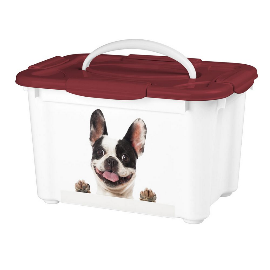  Контейнер 5,5л для хранения корма Lucky Pet Собаки бордо 434212421