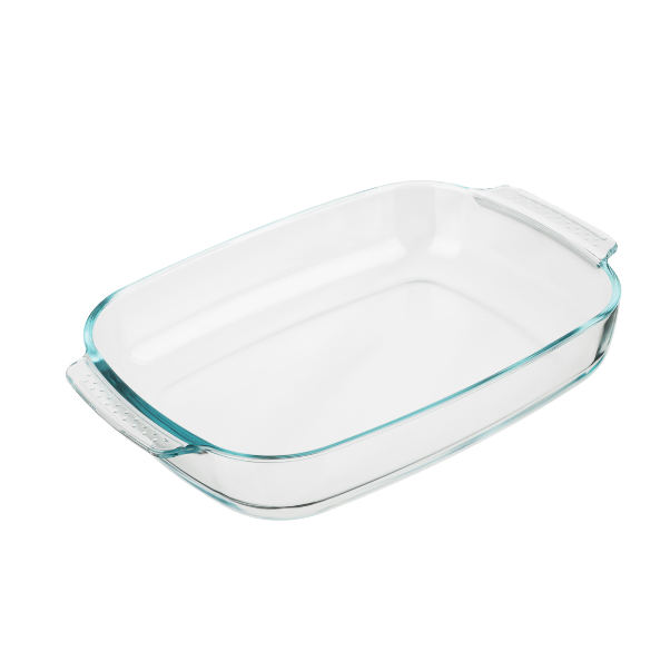  Форма для запекания прямоугольная 38*25,5*6,5см 3,8л стекло с ручк SATOSHI