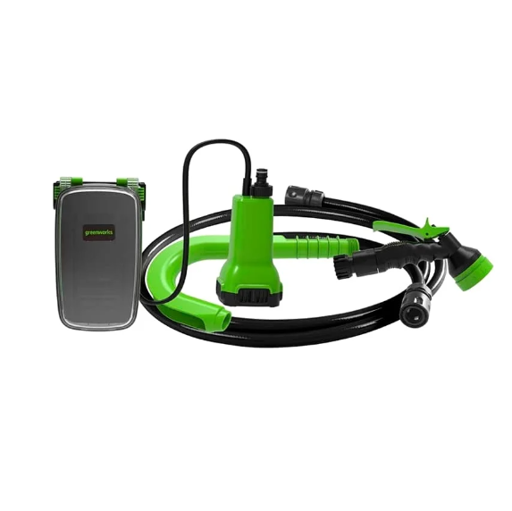  Насос аккумуляторный для полива из бочки 24В без АКБ и ЗУ G24SWP Greenworks 3401007