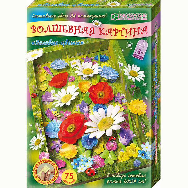  Набор ДТ Аппликация Полевые цветы 41-212АБ 511-581
