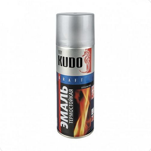  Краска аэр. термост до t+800°C серебро KU-5001