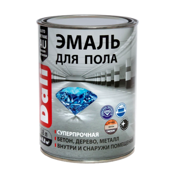  Эмаль для пола серая 2л арт. 12311 Рогнеда