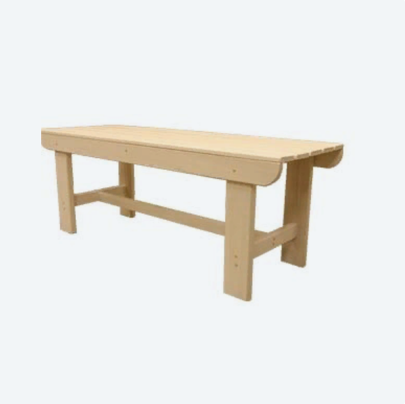  Лавка для бани 1600х330х420 не раскладная (наличник) М216