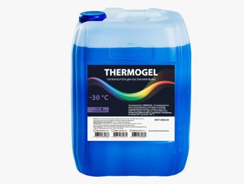  Теплоноситель Thermogel (этиленгликоль) 10кг  -30° синий 