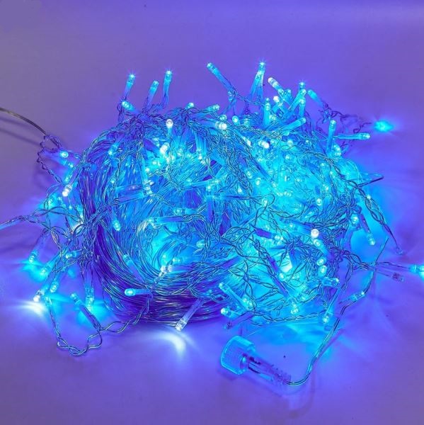  Гирлянда св/д бахрома 10м уличная 248LED IP44 син/бел свет ULD-B1006-248
