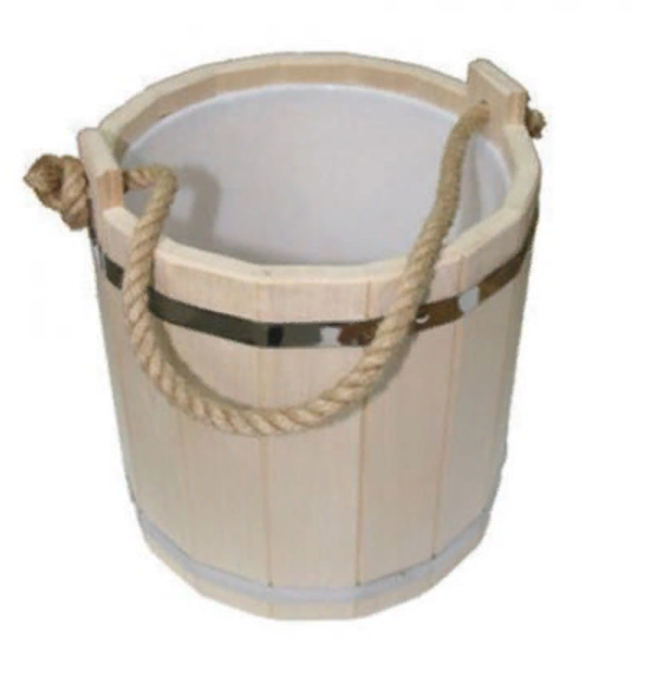  Ведро 13л липа Емеля пластиковая вставка