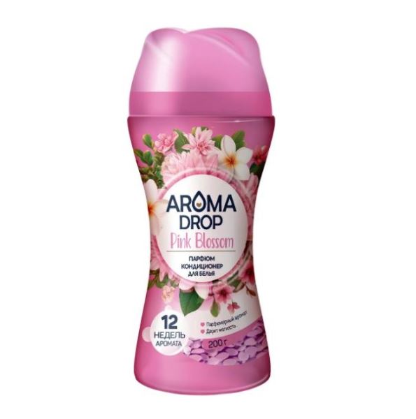  Кондиционер для белья  200г Розовое цветение Aroma Drop 28501