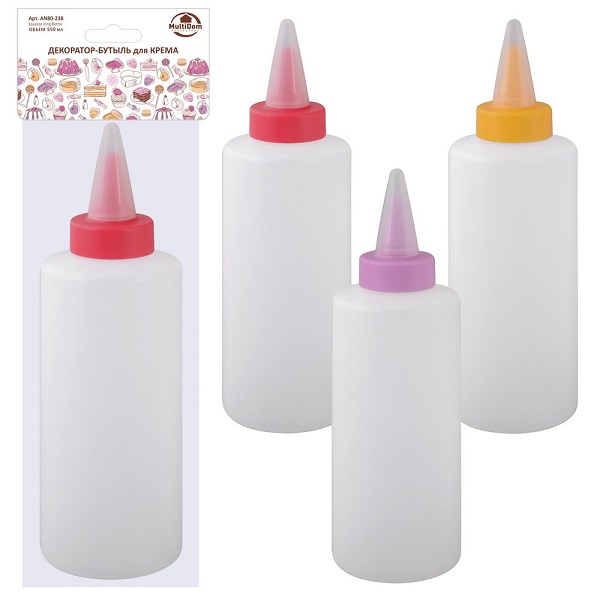  Декоратор-бутыль для крема 550мл AN80-238
