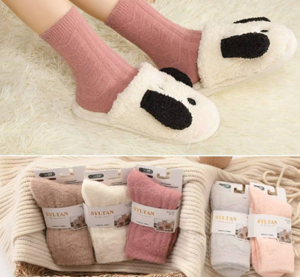  Носки жен. р.37-41 шерсть ламы  Syltan 1357