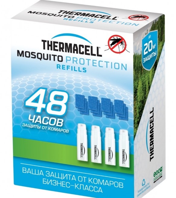  Набор запасной д/антимоск.прибора 4газ.карт+12пластин Thermacell MR 400-12 