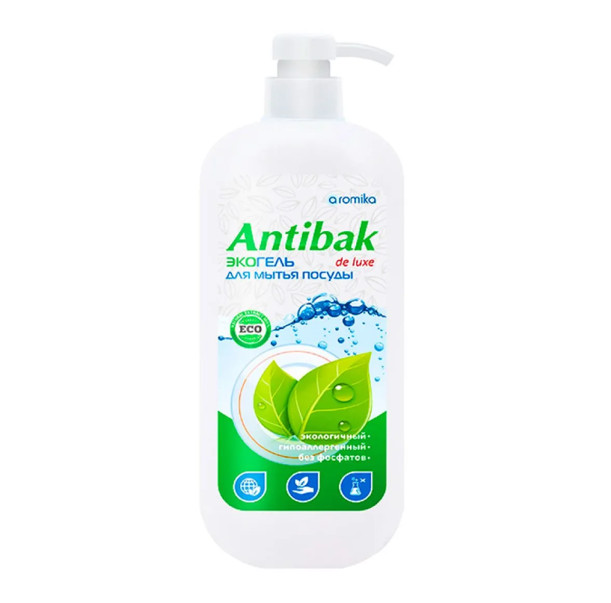  Средство для посуды 1,1л Экогель Аромика Antibak de Lux
