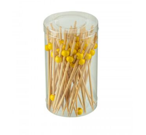  Шпажки для канапе 50шт Желтая бусина КТ-ПК-Жел Катунь