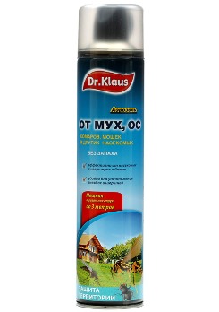  Аэрозоль от мух,ос и др.летающих насекомых 600мл DK04250011 Dr.Klaus (у12)