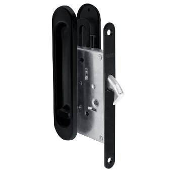  Защелка межкомнатная черн Soft Line SL-011 43507 Punto