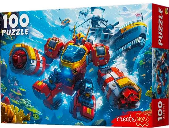  Пазл 100 Трансформер в океане УК100-0239