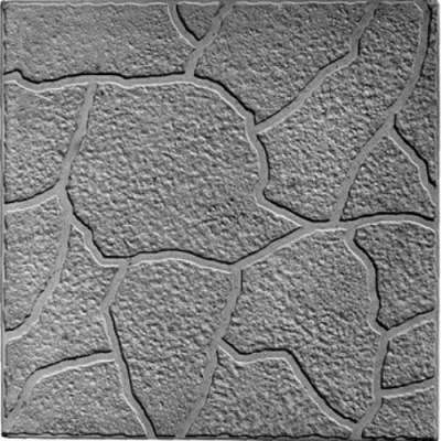 Плитка тротуарная Тучка 300*300*30мм серый (11шт/1кв.м) - фото