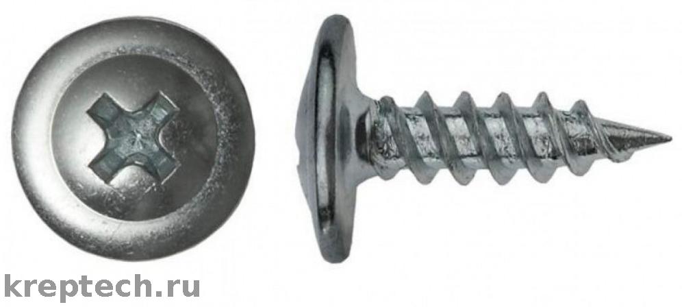  Саморез по металлу п/ш 32х4,2 оцинк.острый цинк (120шт) 0200277 КЧ
