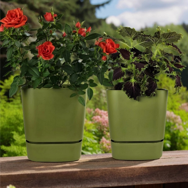  Горшок для цветов 2,7л 15см Квадрат Гранд папоротник