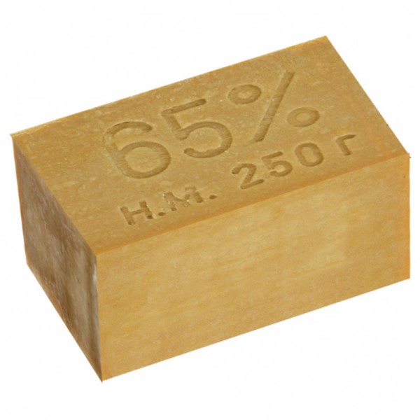  Мыло хозяйственное 65% 250г НМЖК 256 без обертки