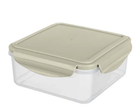  Контейнер 1,0л герметич. серый квадратный Smart Lock 431160130