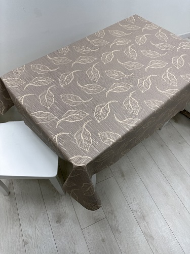  Клеенка Аурум Колор 140см BYJ-81969D-LG Лист кофе 14596